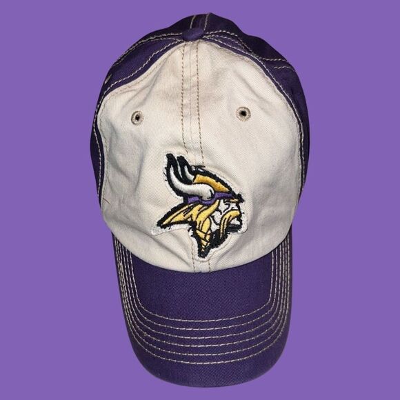 NFL Minnesota Vikings 47 Brand Adjustable Cap Hat - Picture 1 of 5